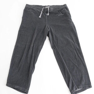 Vintage Pierre Cardin Graphite Gray Velour Jogger  Pants Large